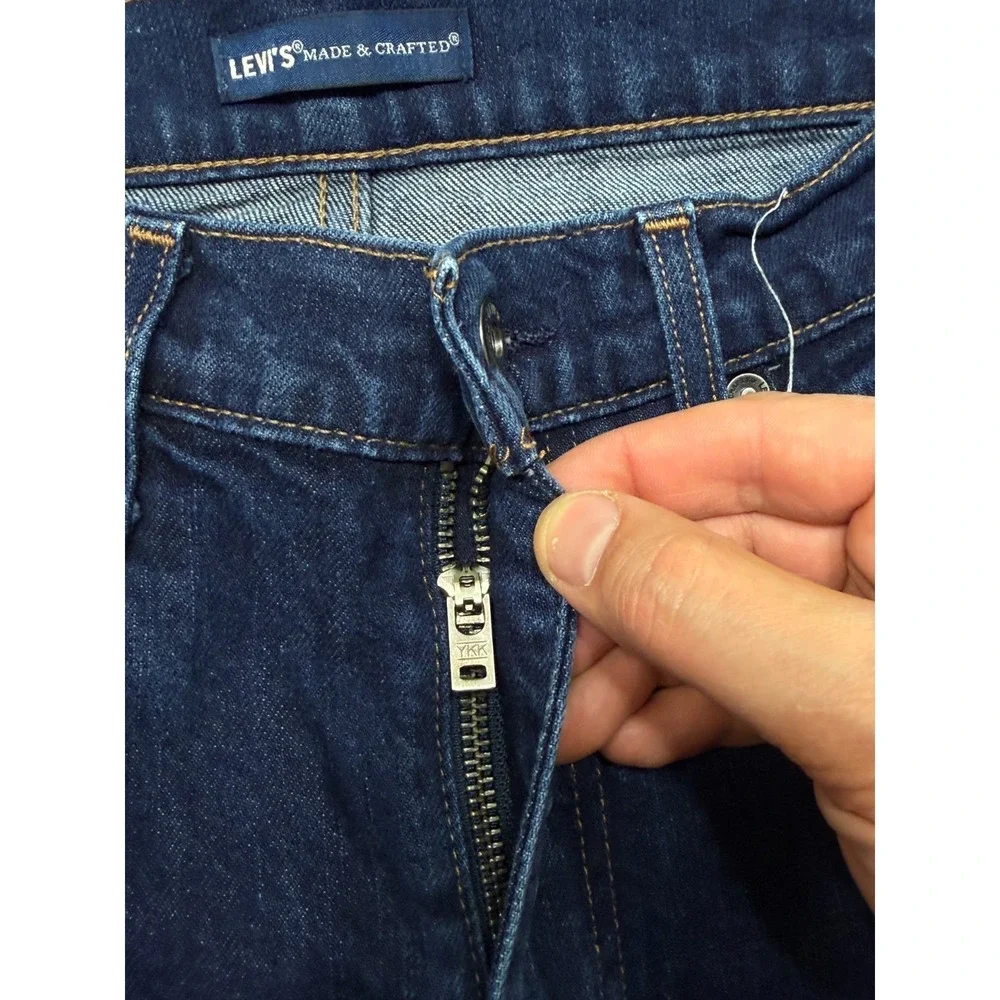 Levis 512 Jeans Mens 32x32 Blue Slim Taper Made & Crafted Organic Cotton Denim